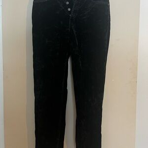 Black Velvet Free People Straight Leg Pants size 29